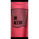 Taşlı Tshirt Pembe Neon