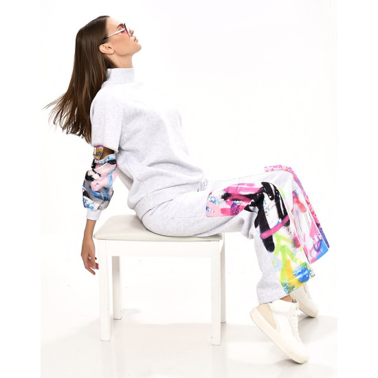 Taş ve Boncuk Detaylı Sweatshirt