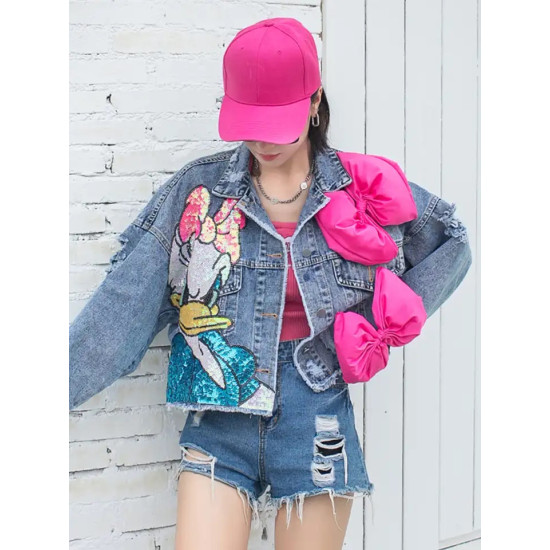 İthal Daisy Duck Kot Ceket